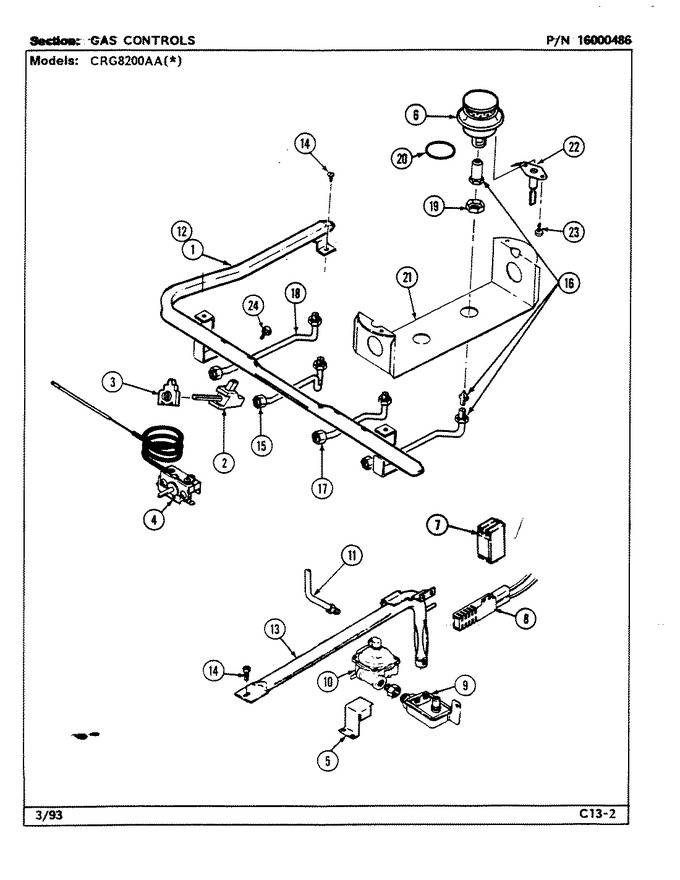 Diagram for CRG8200AAW