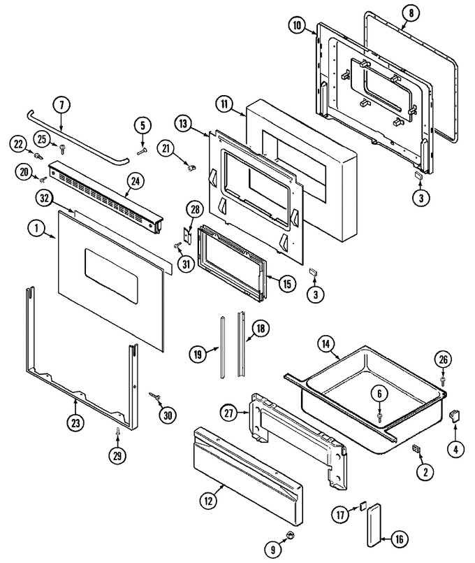Diagram for CRG8600BAB