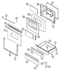 Diagram for 04 - Door/drawer (serial Prefix 15)