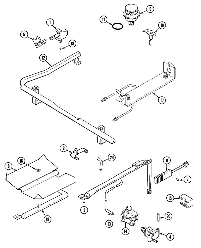 Diagram for CRG9700CGM