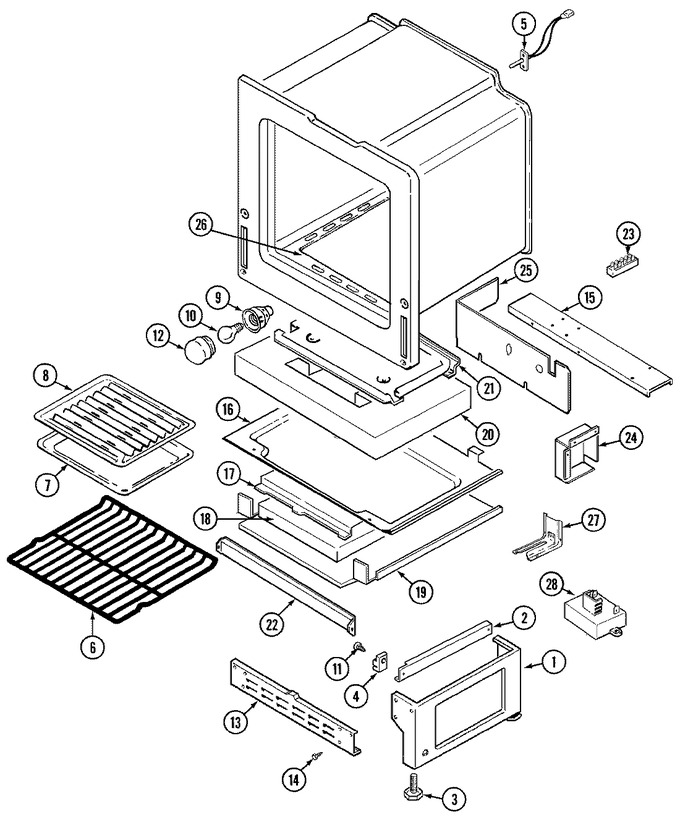 Diagram for CRG9700CGM
