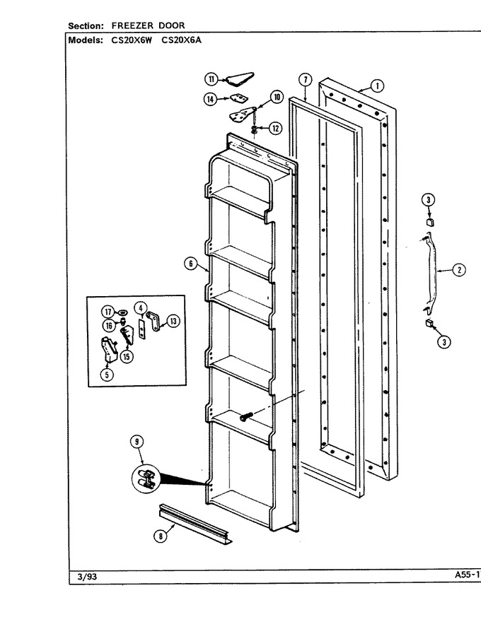Diagram for CS20X6W (BOM: DR10A)
