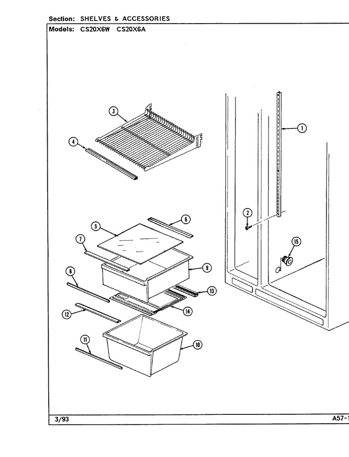 Diagram for CS20X6W (BOM: DR10A)