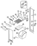 Diagram for 01 - Freezer Compartment