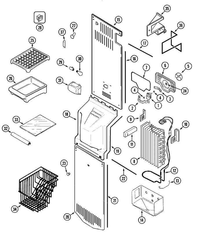 Diagram for GS2127PADW