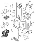 Diagram for 03 - Freezer Compartment (bisque)