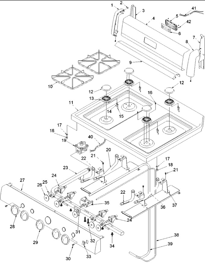 Diagram for CSG3601W (BOM: P1143396N W)