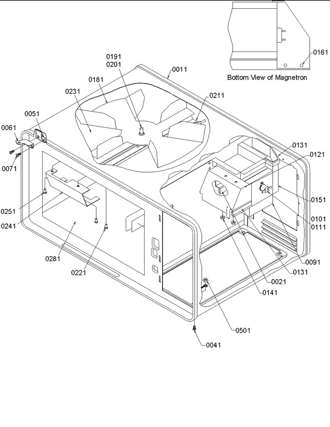 Diagram for FSP8LW (BOM: P1301004M)