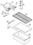 Diagram for 09 - Fresh Food Compartment
