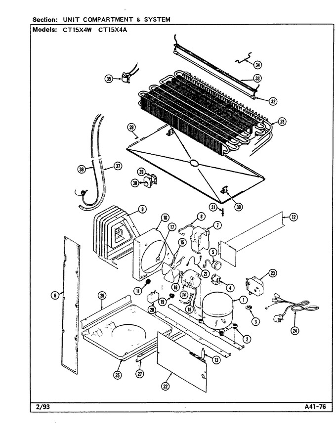 Diagram for CT15X4W (BOM: DC16B)