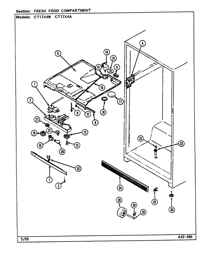 Diagram for CT17X4A (BOM: DC34B)