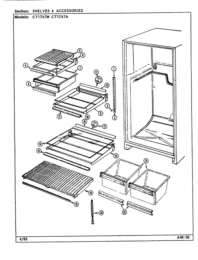 Diagram for CT17X7W (BOM: DC37A)