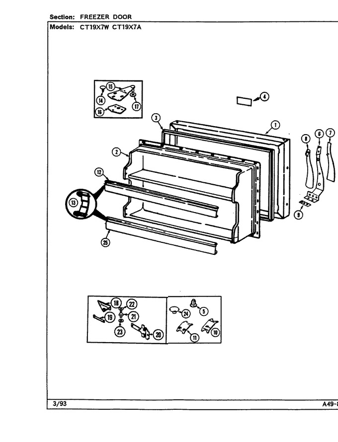 Diagram for CT19X7A (BOM: DC67A)