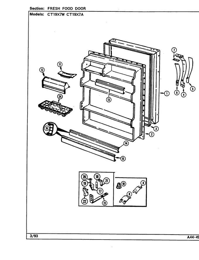 Diagram for CT19X7A (BOM: DC67A)