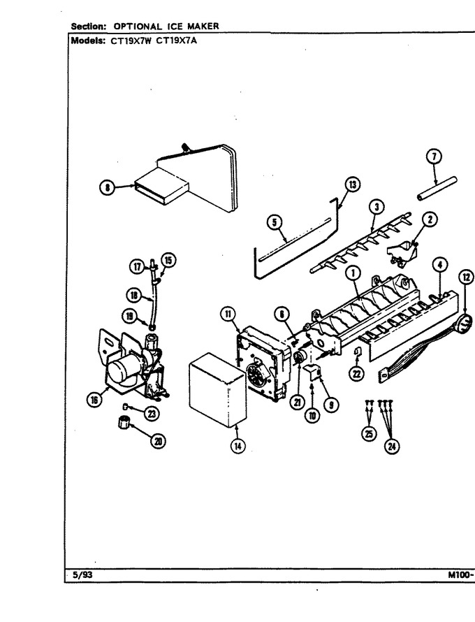 Diagram for CT19X7W (BOM: DC66A)