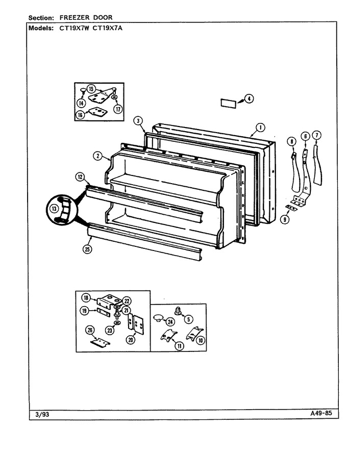 Diagram for CT19X7A (BOM: DE65A)