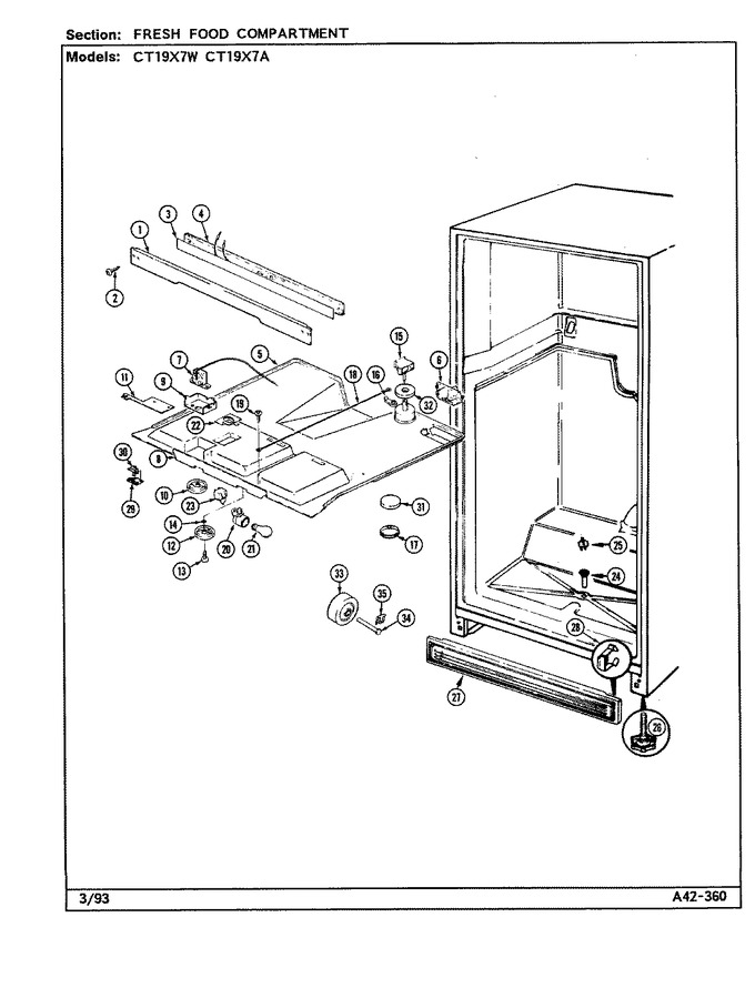 Diagram for CT19X7A (BOM: DE65A)