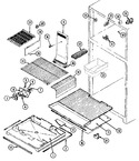 Diagram for 01 - Freezer Compartment