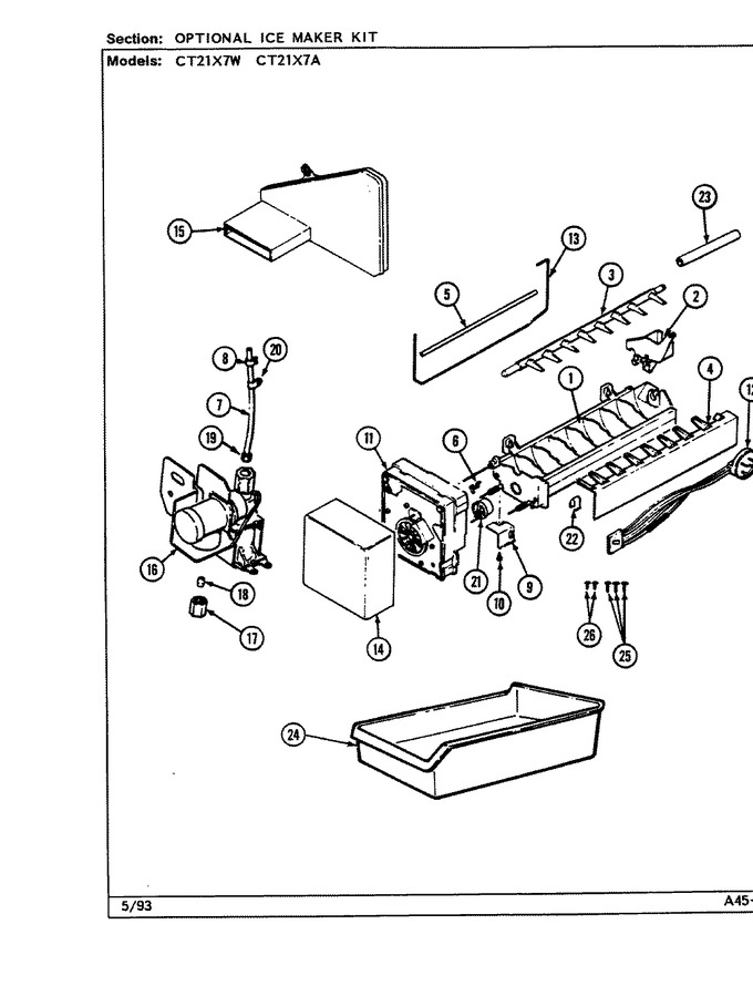 Diagram for CT21X7W (BOM: DD67A)
