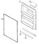 Diagram for 06 - Fresh Food Inner Door