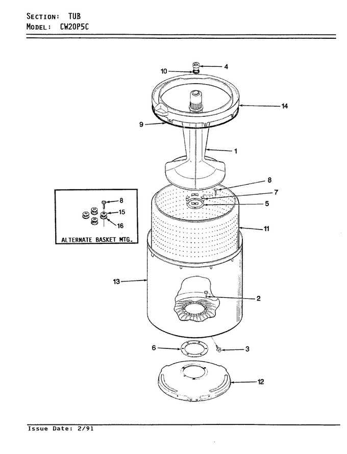 Diagram for CW20P5WC