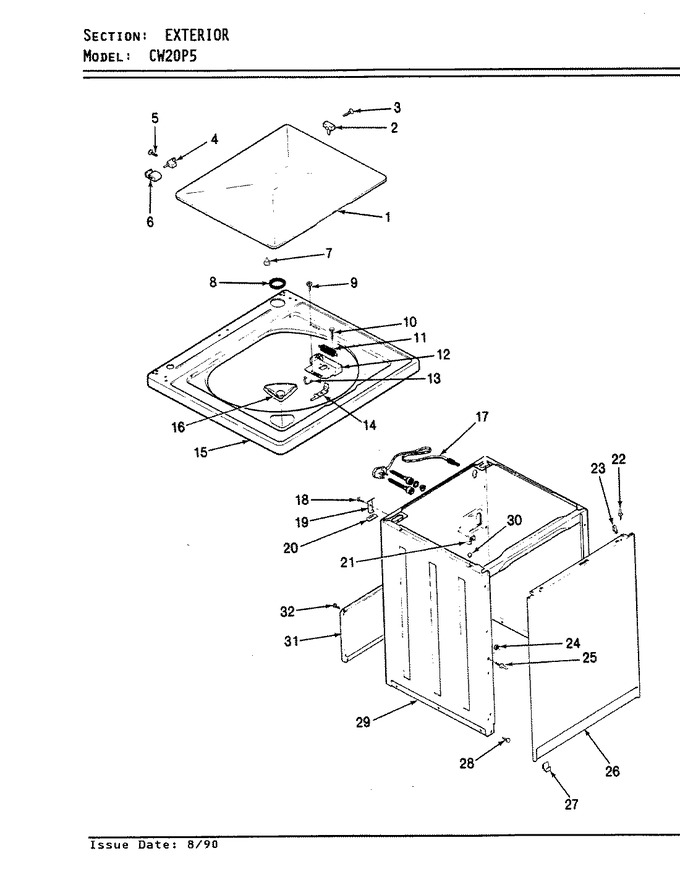 Diagram for CW20P5W