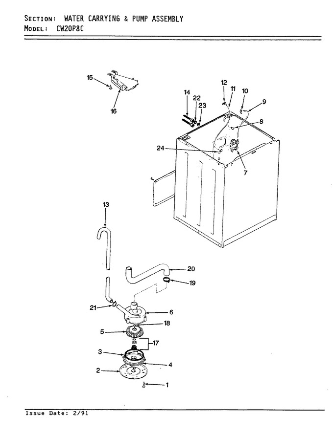 Diagram for CW20P8WC