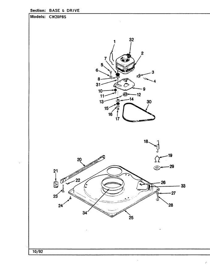 Diagram for CW20P8WS