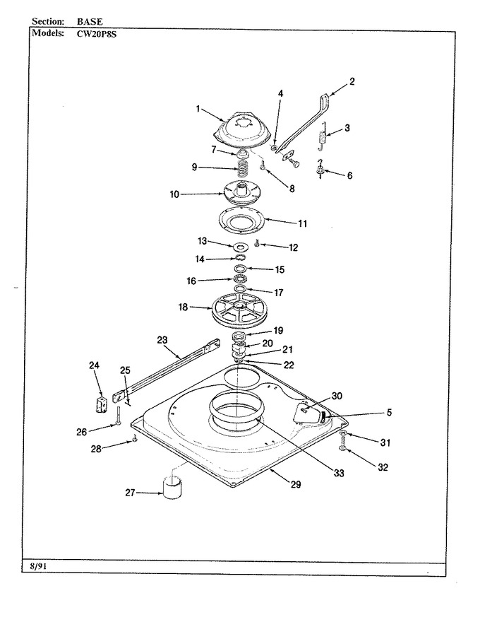 Diagram for CW20P8WS