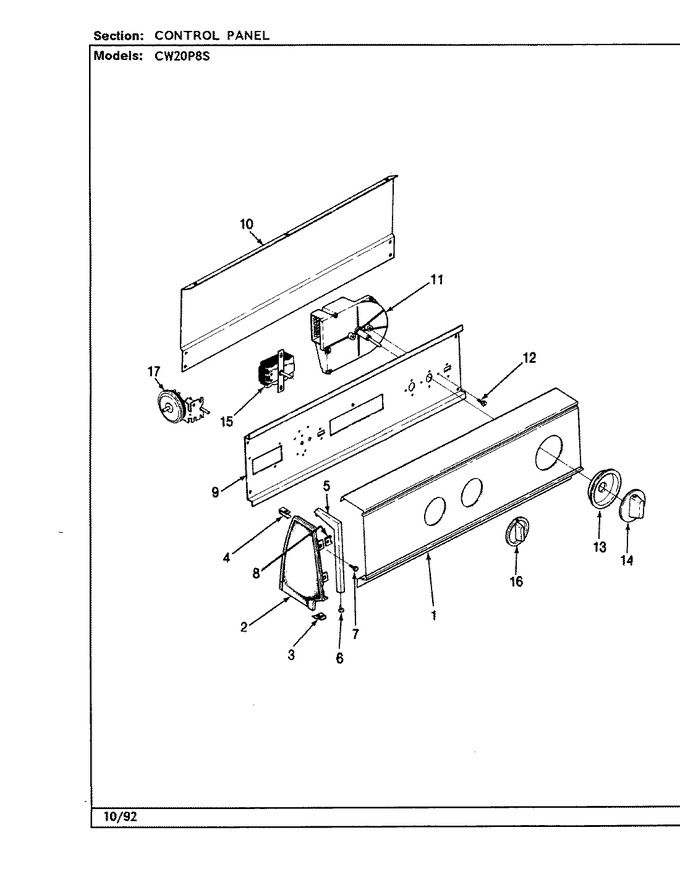 Diagram for CW20P8HS