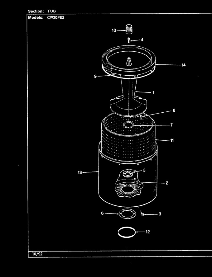 Diagram for CW20P8WS