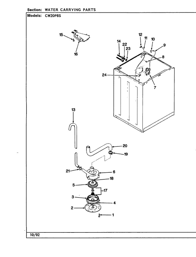 Diagram for CW20P8HS