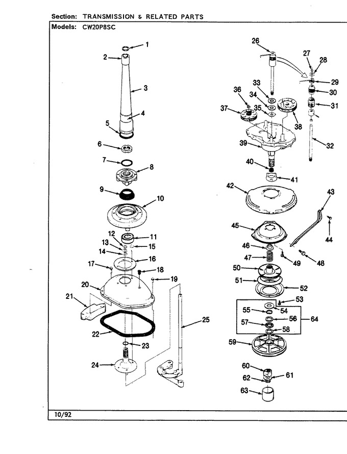 Diagram for CW20P8WSC