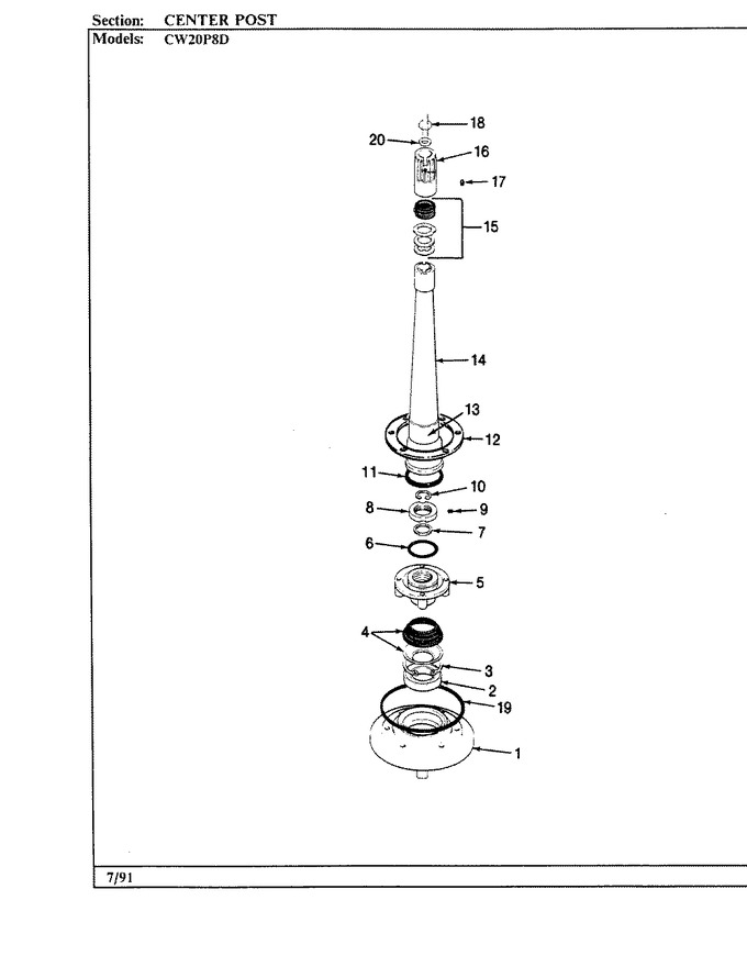 Diagram for CW20P8D
