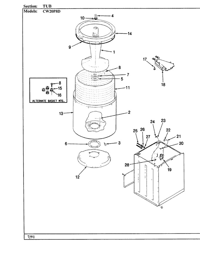 Diagram for CW20P8D