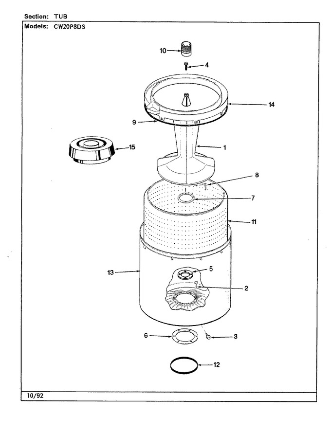 Diagram for CW20P8DS