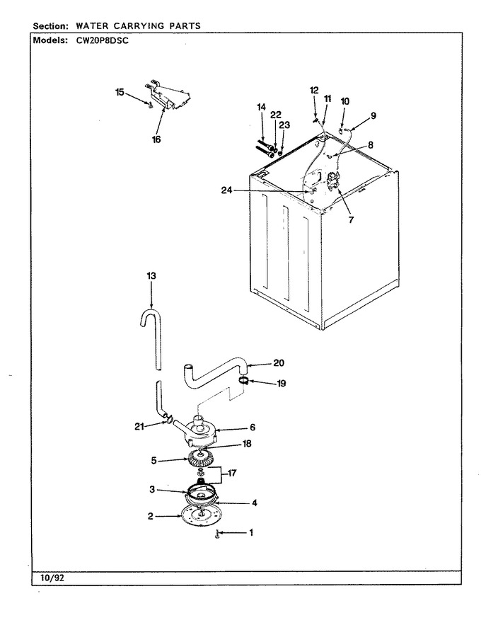 Diagram for CW20P8DSC