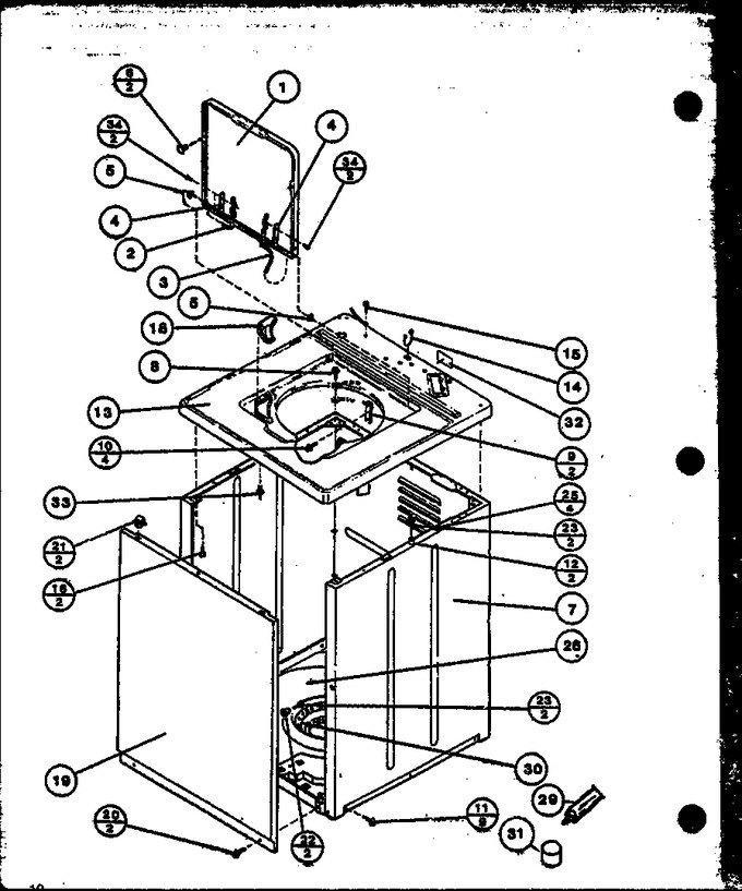 Diagram for CW9003W (BOM: P1122813W W)