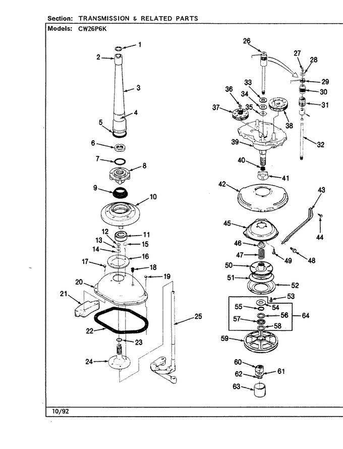 Diagram for CW26P6KW