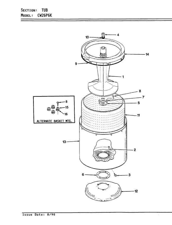 Diagram for CW26P6KW