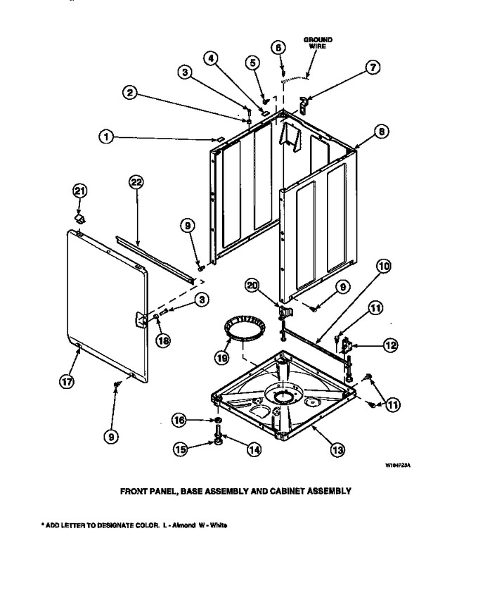 Diagram for LW2501L2 (BOM: PLW2501L2 A)