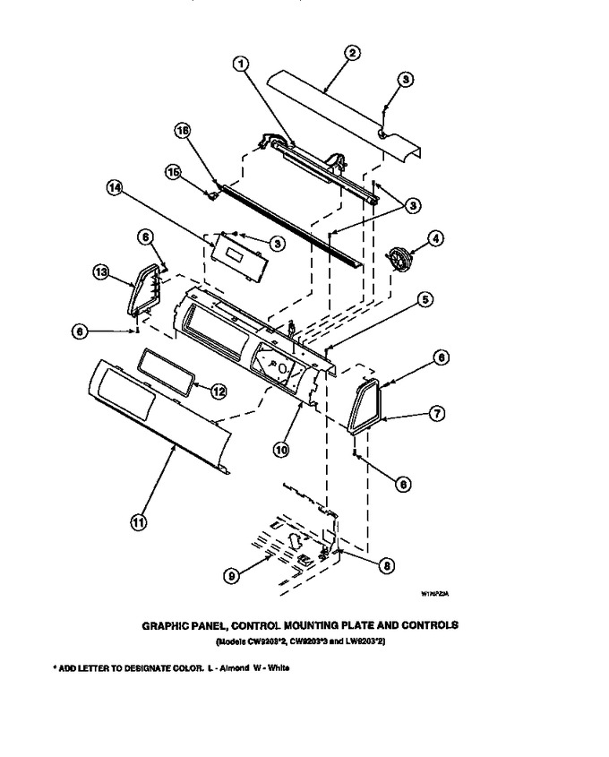 Diagram for LW4203W2 (BOM: PLW4203W2 A)
