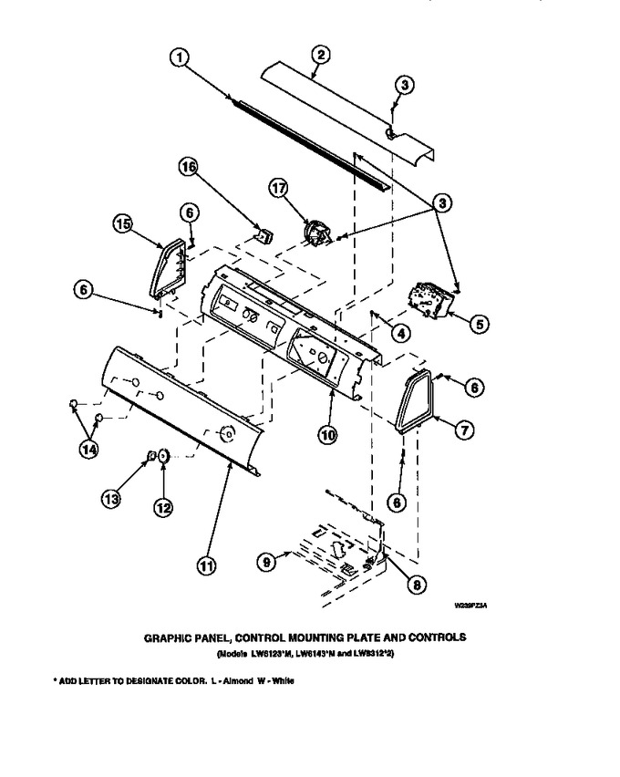 Diagram for LW3503W2 (BOM: PLW3503W2 A)