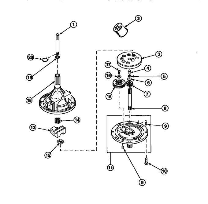 Diagram for LW7503W2 (BOM: PLW7503W2 B)