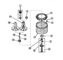 Diagram for 02 - Agitator/drive Bell/seal Kit/tub & Hub