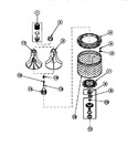 Diagram for 03 - Agitator/drive Bell/seal Kit/tub & Hub