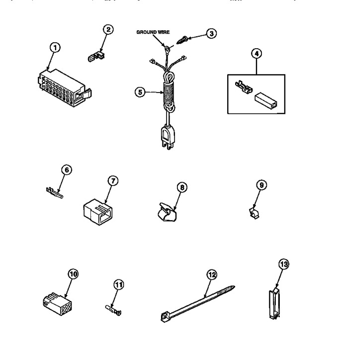 Diagram for LW3503W2 (BOM: PLW3503W2 B)