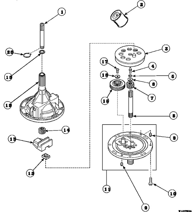 Diagram for CW8413W2 (BOM: PCW8413W2A)