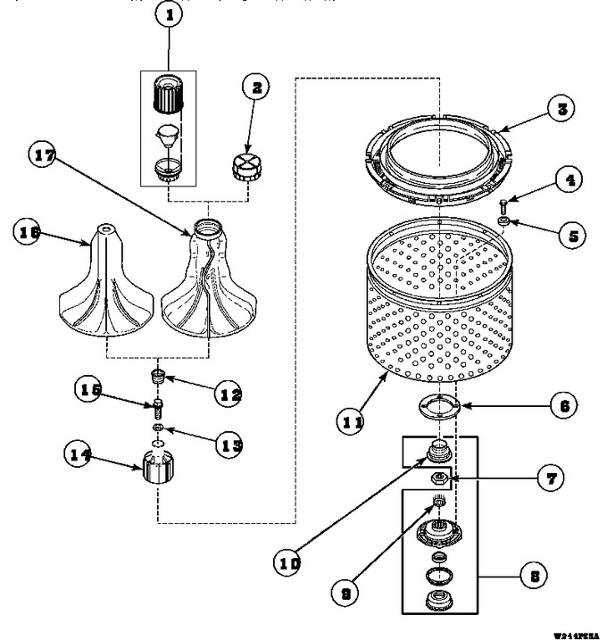 Diagram for CW8203W2 (BOM: PCW8203W2A)