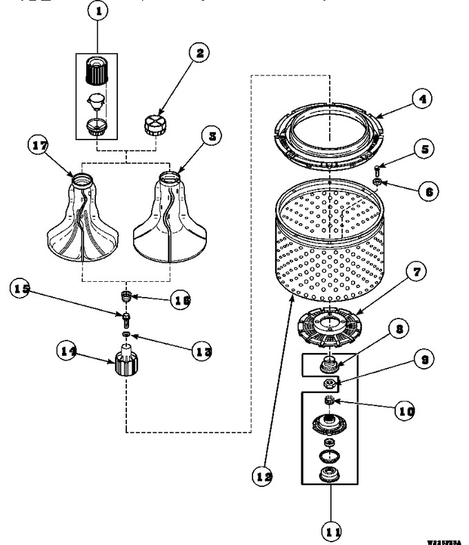 Diagram for CW8413W2 (BOM: PCW8413W2A)